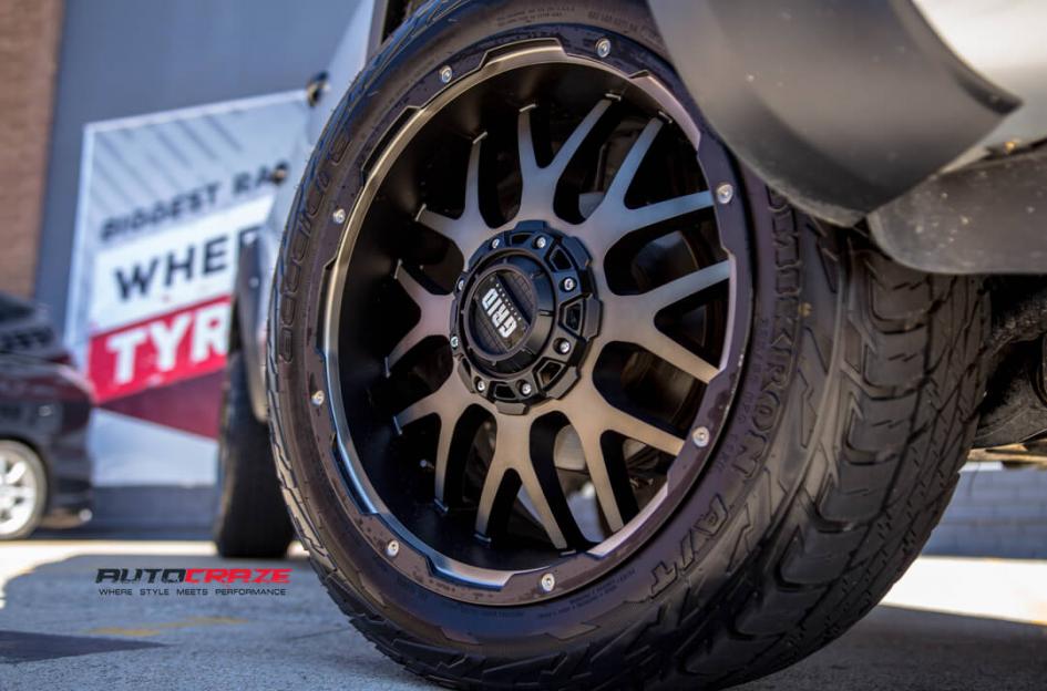 FORD RANGER GD02 MATTE BLACK MACHINED FACE