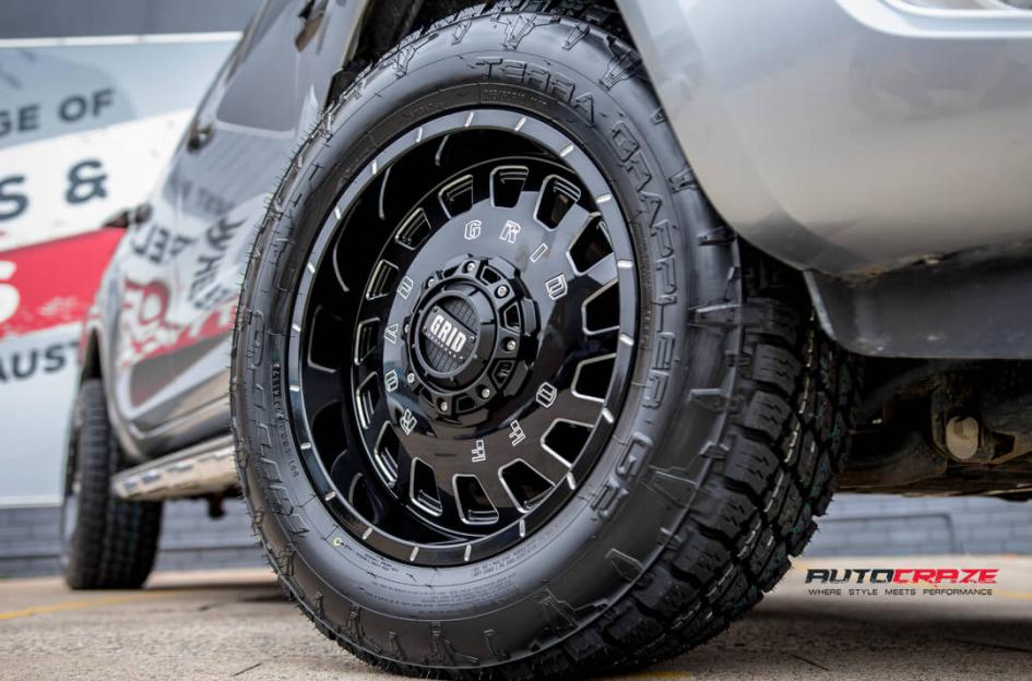 FORD RANGER GD03 GLOSS BLACK MILLED ACCENTS