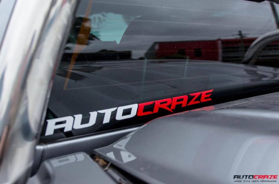 FORD RANGER GD03 GLOSS BLACK MILLED ACCENTS