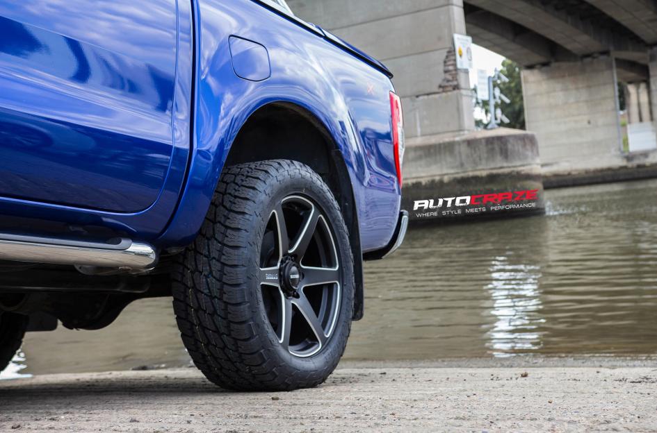 FORD RANGER S6S MATTE BLACK MILLED ACCENTS