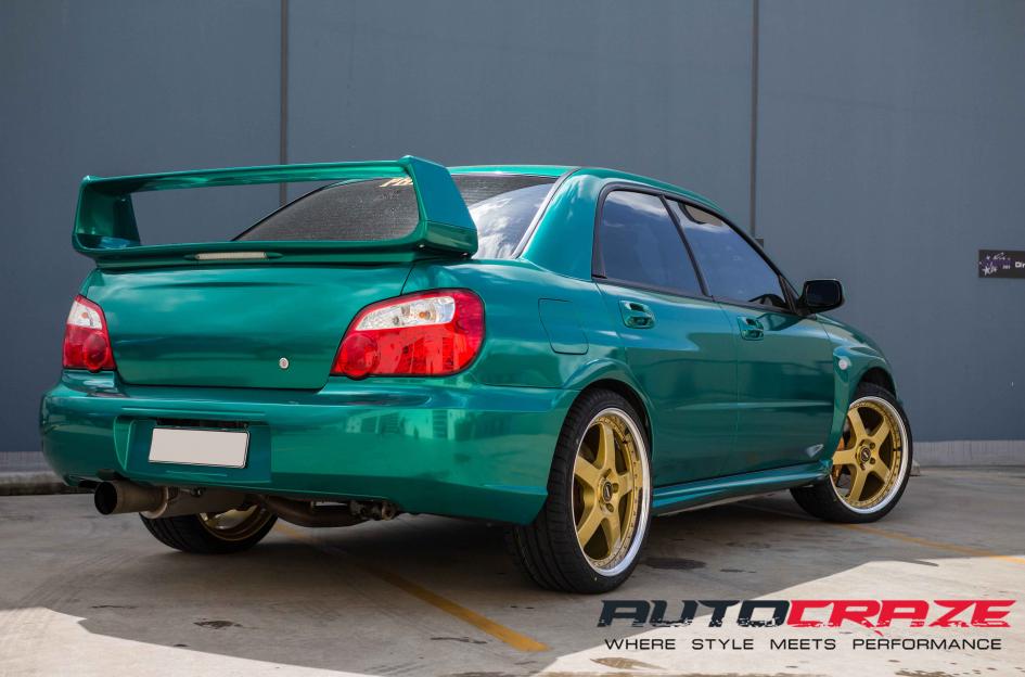 SUBARU WRX FR 1 GOLD POLISH LIP