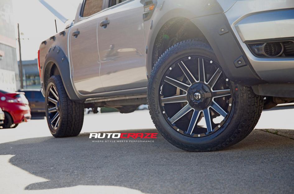 FORD RANGER CONTRA BLACK MILLED