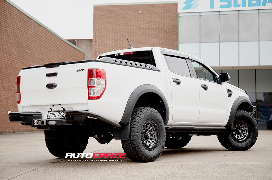 FORD RANGER COVERT MATTE ANTHRACITE BLACK RING