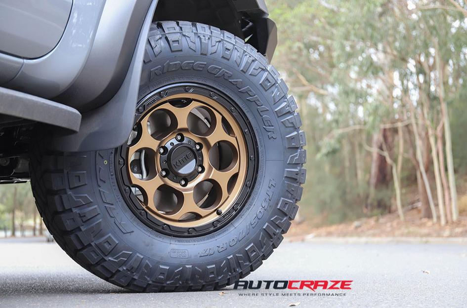FORD RANGER RAPTOR DIRTY HARRY MATTE BRONZE BLACK LIP 