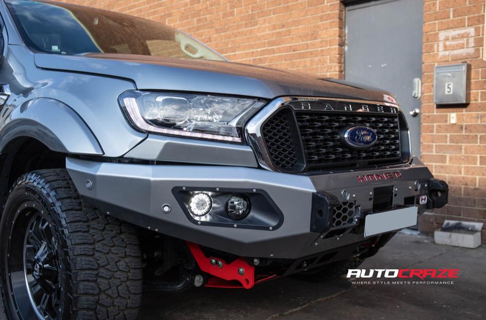 FORD RANGER CRUSH GLOSS BLACK DOUBLE DARK TINT