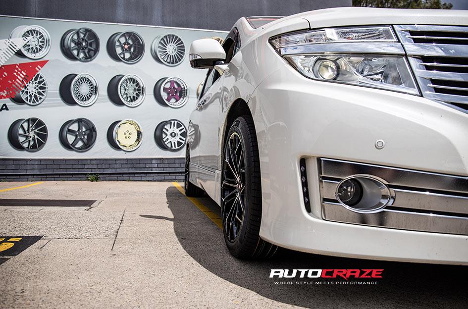NISSAN ELGRAND IFG41 BLACK MACHINED FACE
