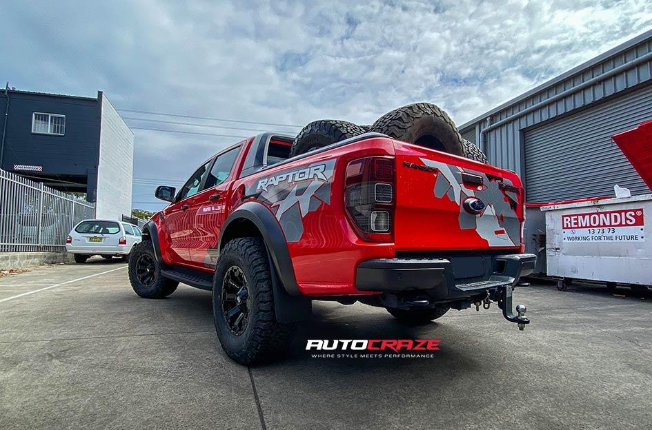 FORD RANGER RAPTOR AMBUSH MATTE BLACK