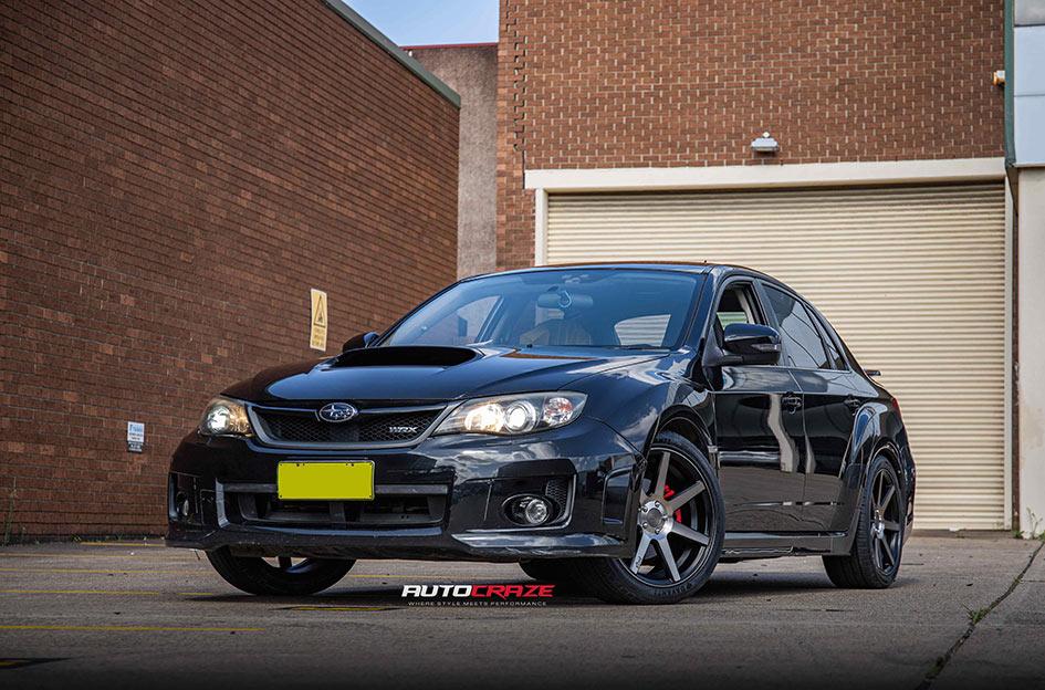 SUBARU IMPREZA VERONA MATTE BLACK TINTED FACE
