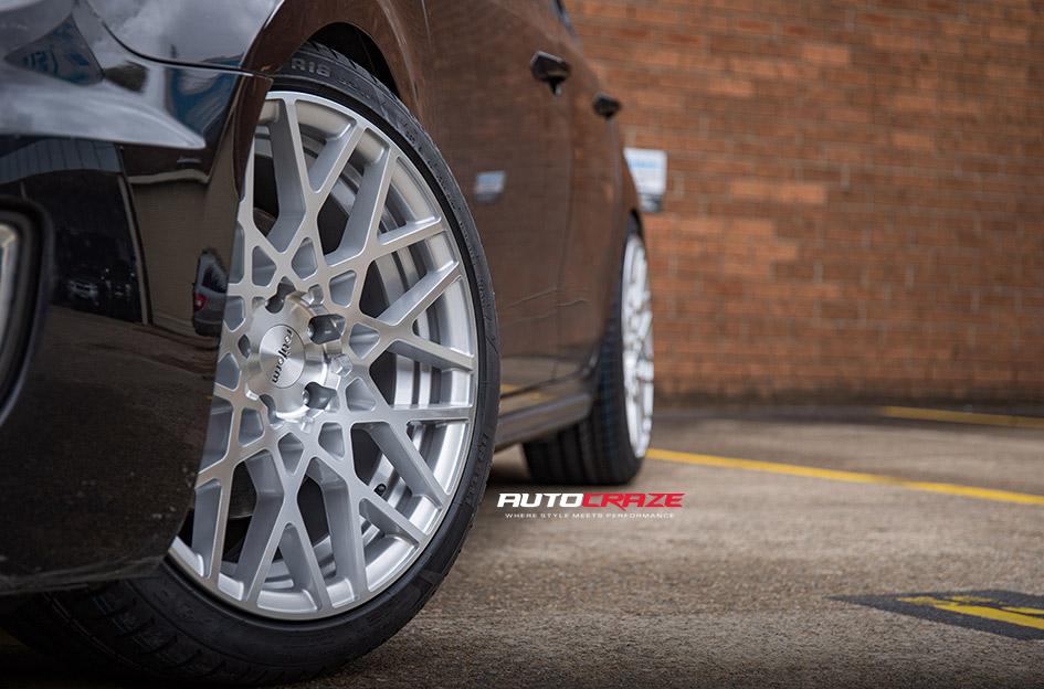 VOLKSWAGEN GOLF BLQ SILVER MACHINED
