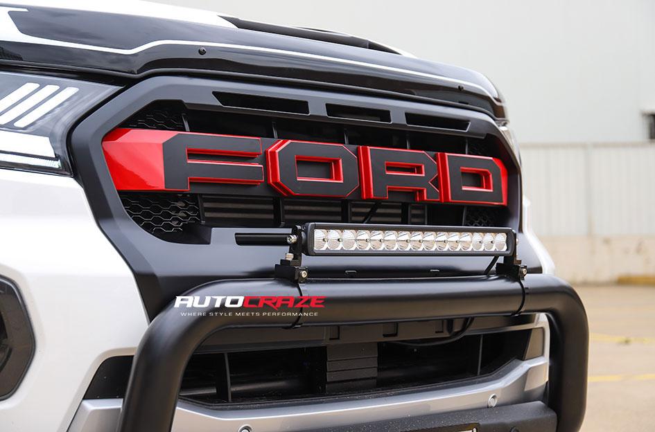 FORD RANGER BATTLE AXE GLOSS BLACK MILLED ACCENTS