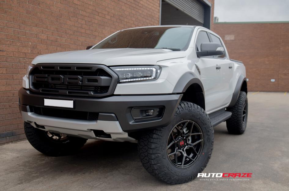 FORD RANGER RAPTOR SABBATH GLOSS BLACK TINTED FACE