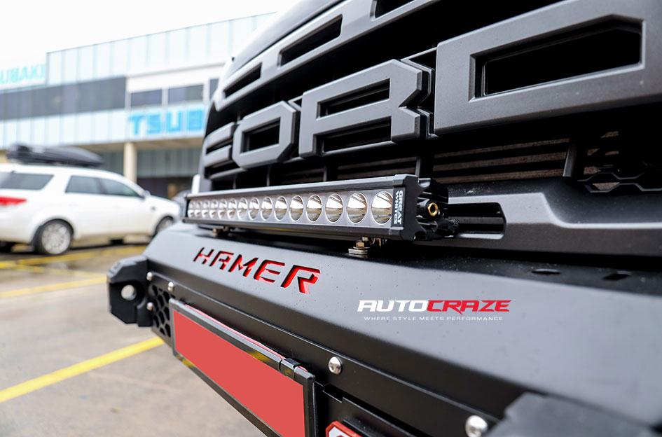 FORD RANGER RAPTOR HURRICANE GLOSS BLACK MACHINED FACE