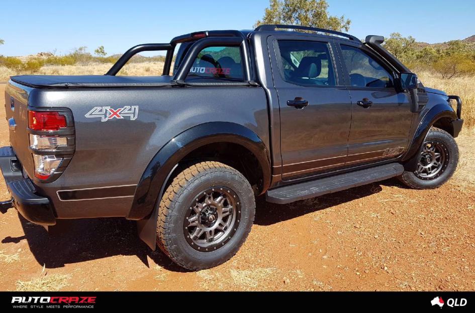 FORD RANGER HOSTAGE III MATTE ANTHRACITE WITH BLACK RING