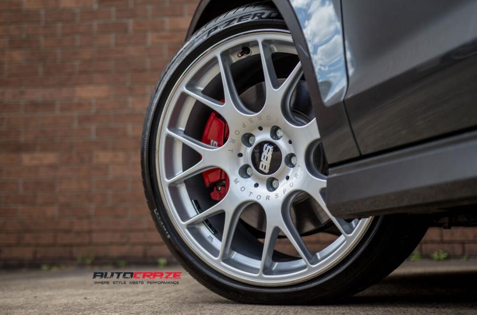 AUDI S3  2003 ONWARDS  CH R BRILLIANT SILVER WITH STAINLESS STEEL RIM PROTECTOR