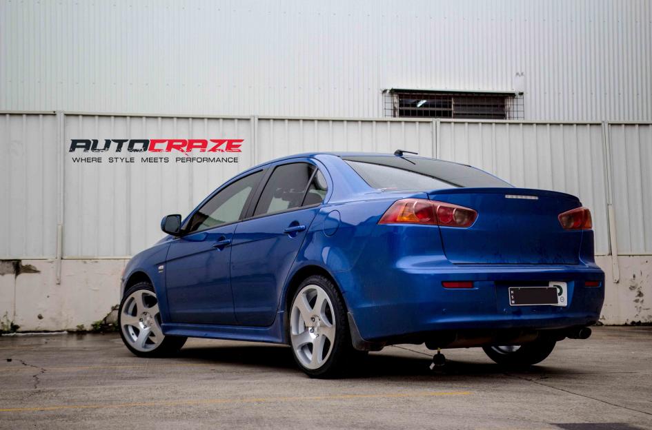 MITSUBISHI LANCER TMB SILVER MACHINED FACE