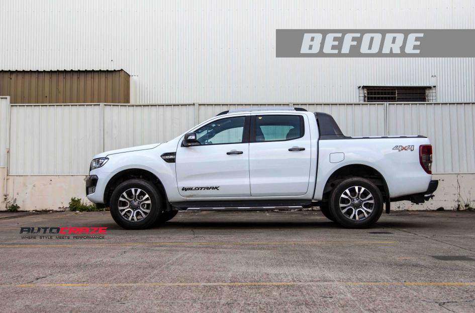 FORD RANGER COUPLER BLACK MACHINED WITH DARK TINT