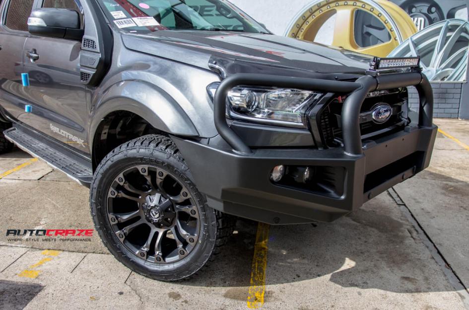 FORD-RANGER-VAPOR-BLACK-MACHINED-WITH-DARK-TINT