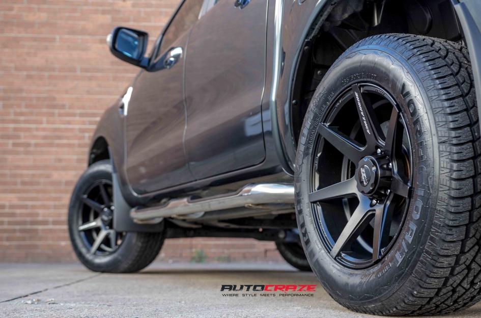 FORD RANGER AVALANCHE MATTE BLACK MILLED FONT 3