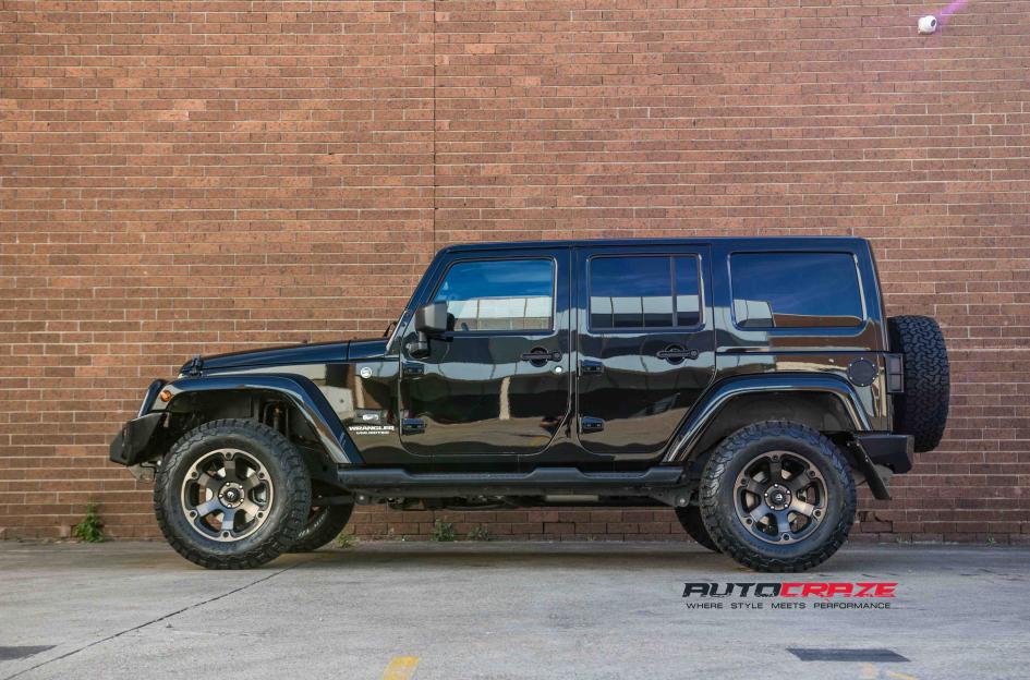 JEEP WRANGLER BEAST BLACK MACHINED WITH DARK TINT 5