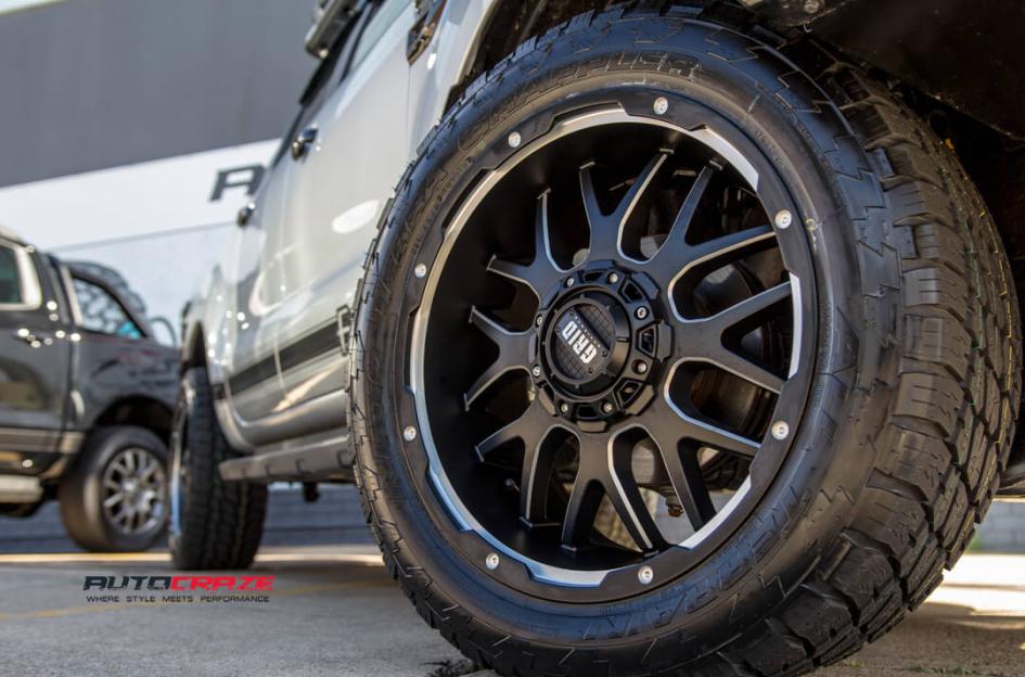 FORD RANGER GD02 MATTE BLACK MILLED ACCENTS