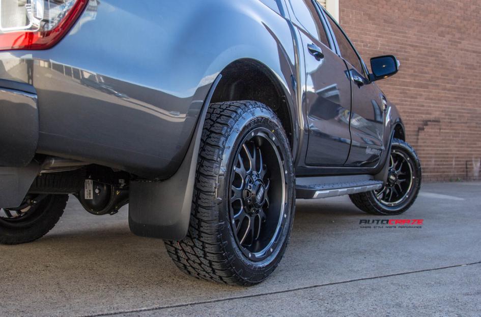 FORD RANGER GD02 MATTE BLACK MILLED ACCENTS