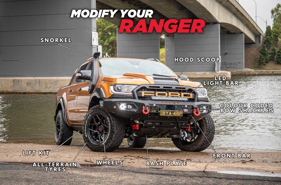 FORD RANGER SABBATH MATTE BLACK