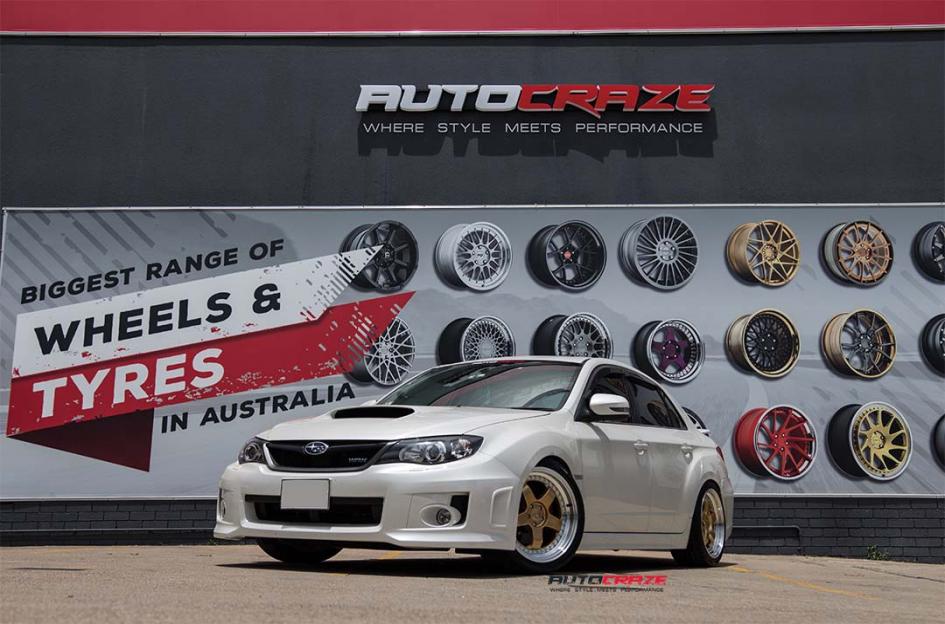SUBARU WRX RS1 GOLD MACHINED LIP
