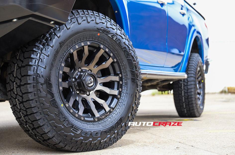 MITSUBISHI TRITON BLITZ MATTE BLACK MACHINED DDT