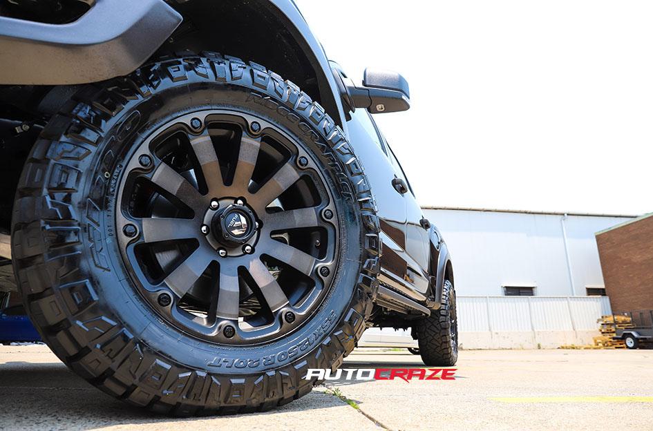 FORD F150 2004 ONWARDS DIESEL BLACK MACHINED WITH DARK TINT