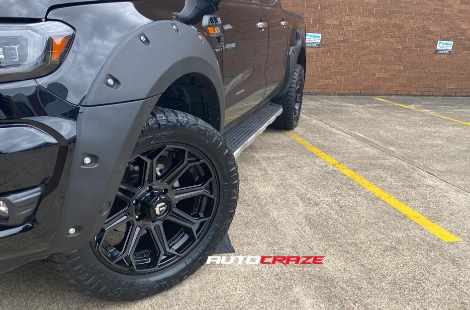 FORD RANGER SIEGE MATTE BLACK