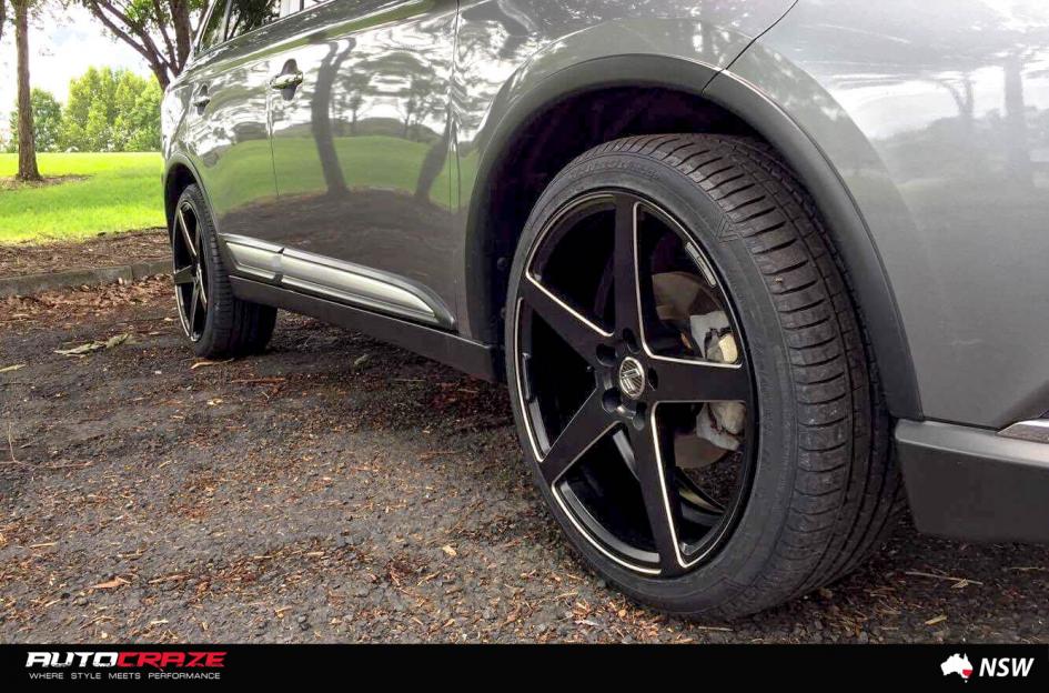 MITSUBISHI OUTLANDER CONQUISTA 7 SATIN BLACK
