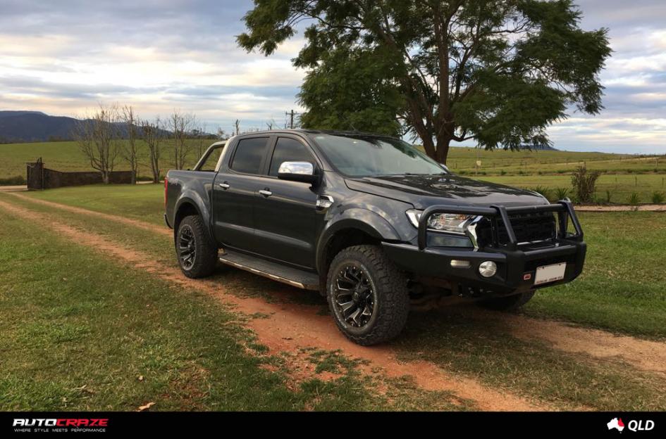 FORD RANGER ASSAULT GLOSS BLACK MILLED ACCENTS