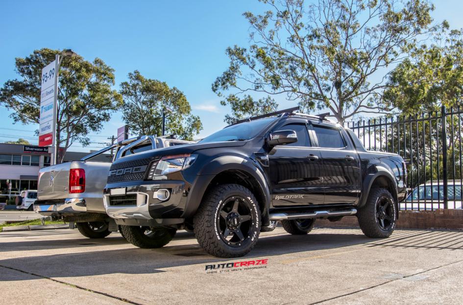 FORD RANGER GD04 MATTE BLACK