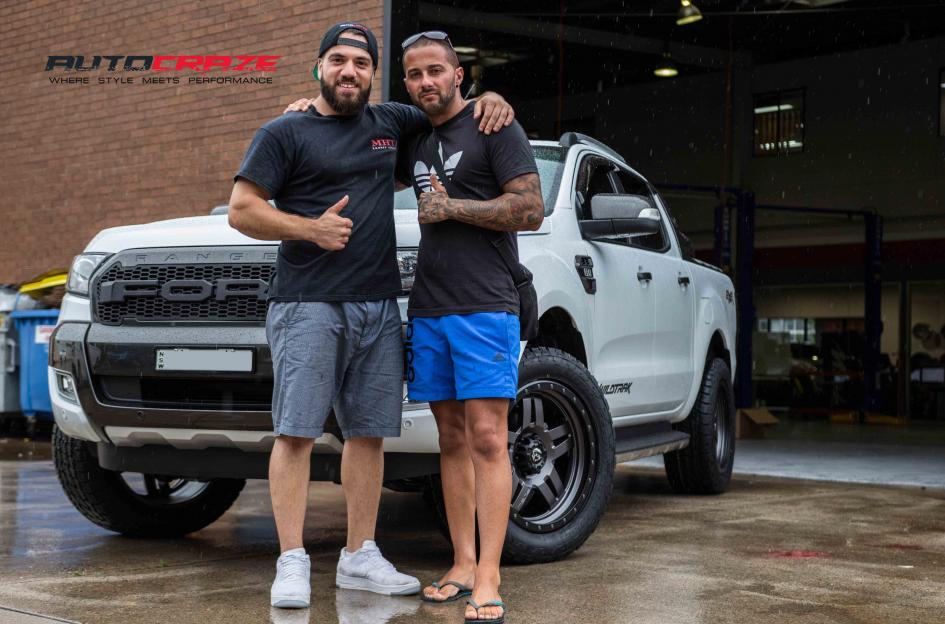 FORD RANGER ANZA MATTE ANTHRACITE WITH BLACK RING 3