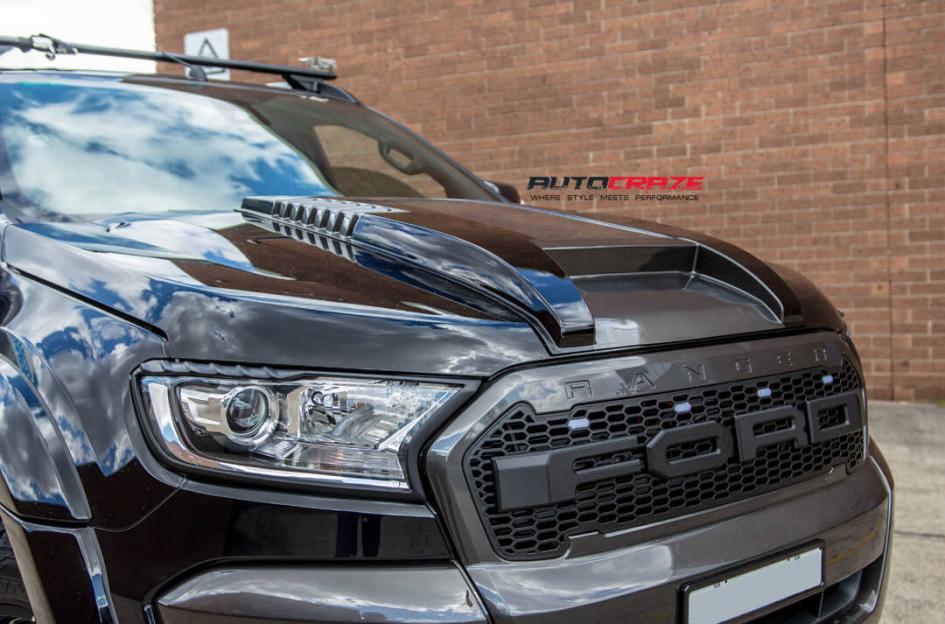 FORD RANGER GD03 GLOSS BLACK MILLED ACCENTS