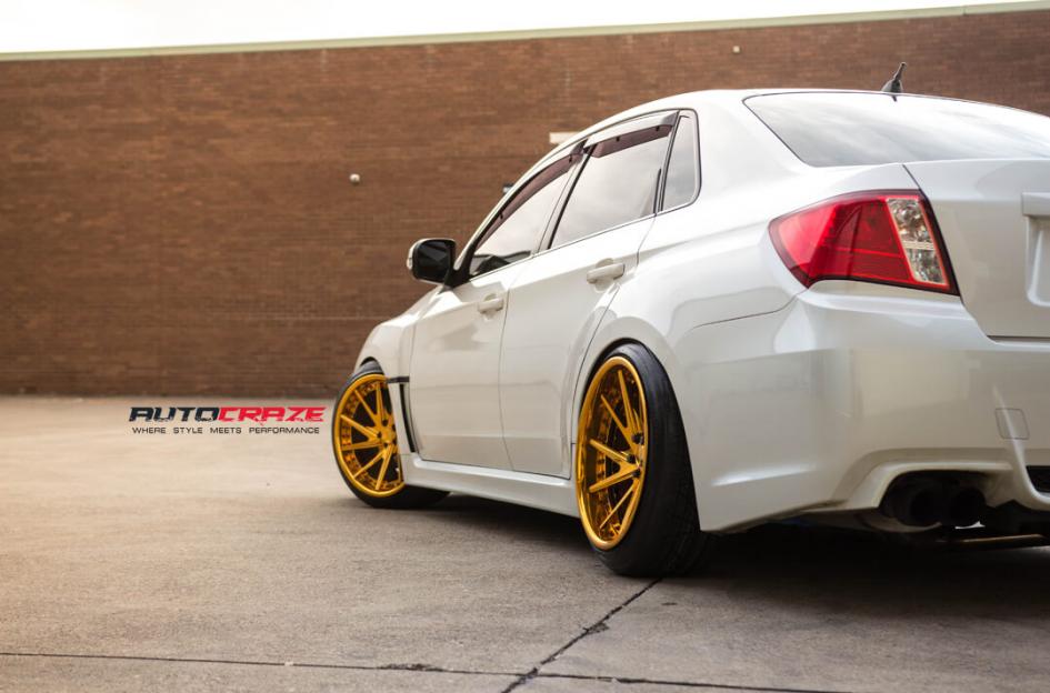 SUBARU WRX INVERT 3 PIECE FORGED4K GOLD