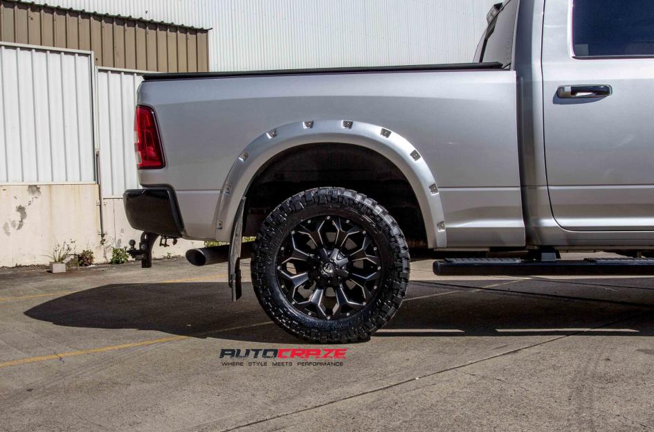 DODGE RAM ASSAULT GLOSS BLACK MILLED ACCENTS