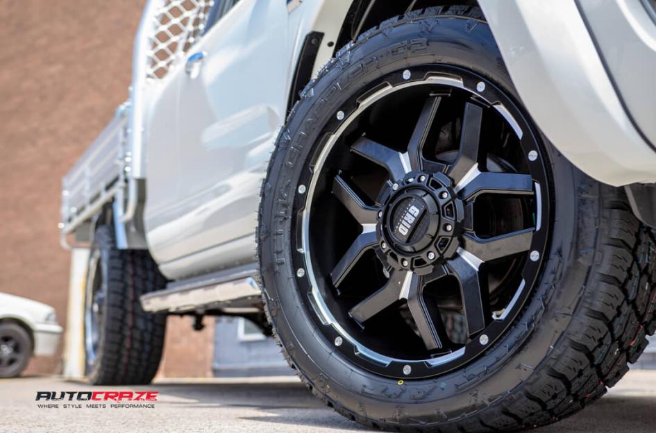 FORD RANGER GD07 MATTE BLACK MILLED