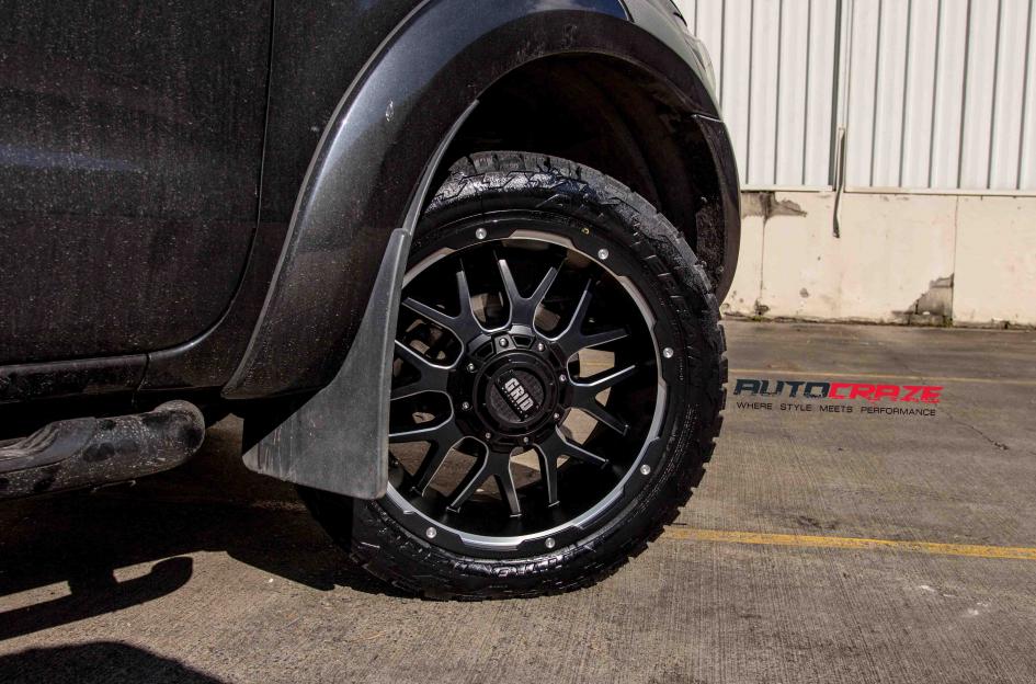 FORD RANGER GD02 MATTE BLACK MACHINED FACE