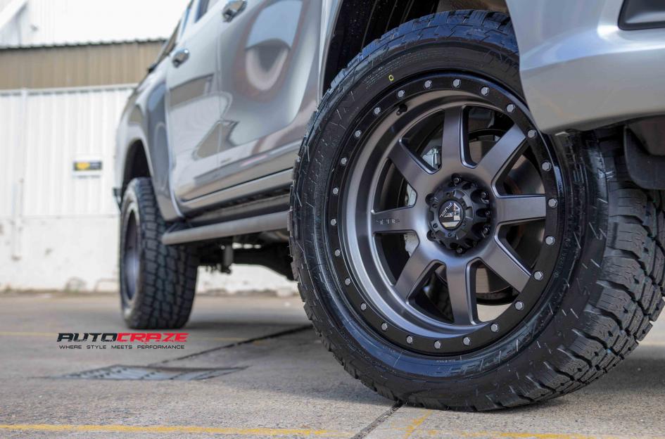 TOYOTA HILUX N80 4WD TROPHY MATTE ANTHRACITE WITH BLACK RING 6