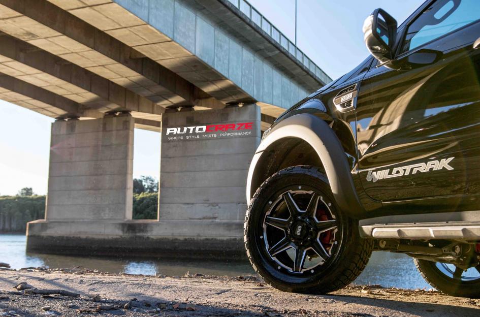 FORD RANGER GD06 GLOSS BLACK MILLED