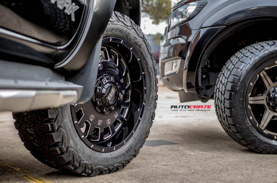 FORD RANGER GD03 GLOSS BLACK MILLED ACCENTS 7