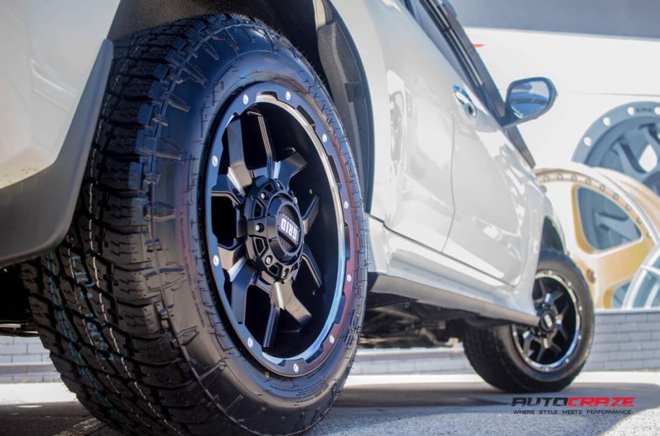 MITSUBISHI PAJERO SPORT GD07 MATTE BLACK MILLED
