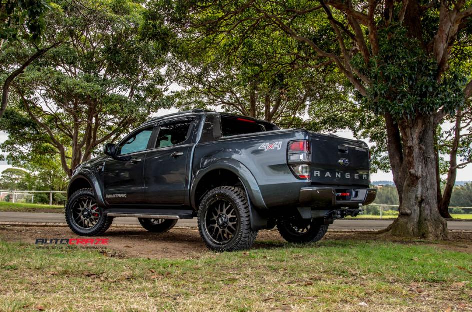 FORD RANGER GD02 MATTE BLACK MACHINED FACE