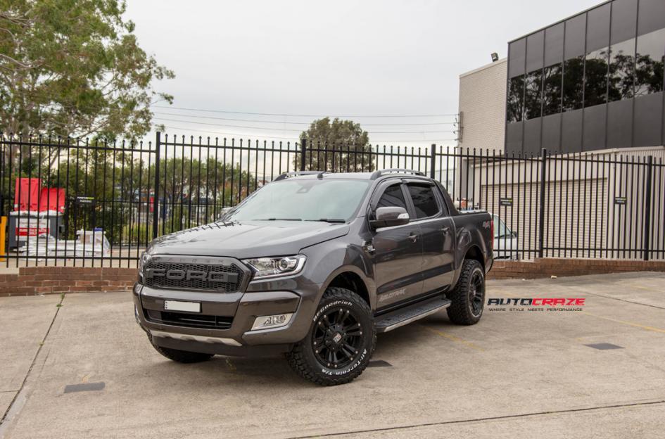 FORD RANGER MONSTER XD 2 MATTE BLACK 7