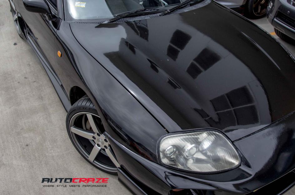 TOYOTA SUPRA STELLA2 FULL POLISH MATTE GUN METAL