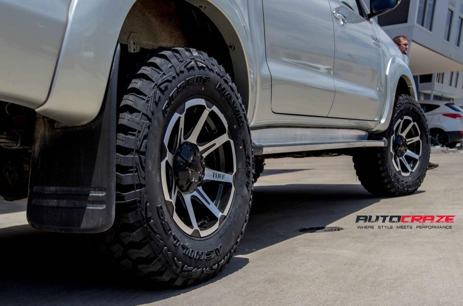 TOYOTA HILUX N70 4WD T05 SATIN BLACK MACHINED FACE