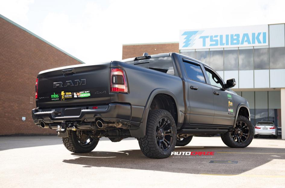 DODGE RAM VAPOR MATTE BLACK