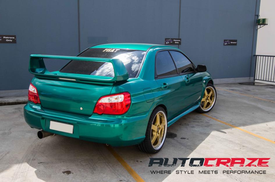 SUBARU WRX FR 1 GOLD POLISH LIP