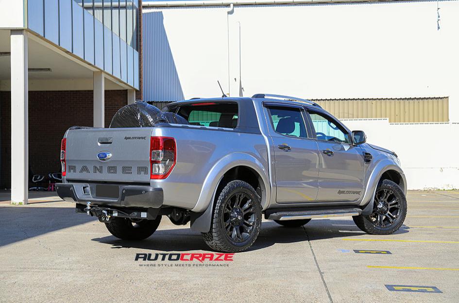 FORD-RANGER-VAPOR-BLACK-MACHINED-WITH-DARK-TINT
